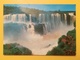 CARTOLINA POSTCARDS BRASILE BRAZIL 1986 PARANA FOZ DO IGUACU CATARATAS CASCATE BOLLO PRODOTTI AGRICOLI OBLITERE - Altri