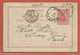 IRAN PERSE ENTIER POSTAL OBLITERE DE 1895 DE TEHERAN POUR PARIS FRANCE - Iran