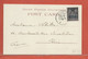 ZANZIBAR CARTE POSTALE AFFRANCHIE DE 1902 POUR PARIS FRANCE - Brieven En Documenten