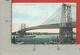 CARTOLINA NV STATI UNITI - NEW YORK - Williamsburg Bridge - 9 X 14 - Bridges & Tunnels