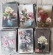 GROS LOT 550 CARTES CPA FANTAISIE FLEURS. Thème Unique LES ROSES. Poids + De 2kg - 500 Postcards Min.