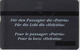 SUISSE - PHONE CARD - TAXCARD-PRIVÉE * RARE ***  TRAIN - ZUG &  *** - Suisse