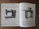 MACHINES A COUDRE PFAFF CATALOGUE 24 PAGES A L'USAGE DES FAMILLES A MAIN,A PEDALE;POUR ARTISANS ET POUR L'INDUSTRIE - Reclame