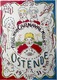 Rare Affiche Le Bal Du Rat Mort D'après James Ensor Ostende Oostende Carnaval - Manifesti