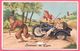 Cp Système 10 Vues - Leporello - Souvenir De Lyon - Moto - Side Car - Chien - Femme Et Enfants - Multivues - Andere & Zonder Classificatie