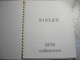 Sisley 1979 Calberson - Grand Format : 1971-80