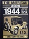 T SHIRT Noir JEEP THE AMERICAN LEGEND US WW2  WILLYS FORD 4X4 MB GPW M 201 TEE - Fahrzeuge