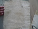 Archive Assé De L'Ausmosne 4 Pièces Manuscrites à étudier Mouillures En L'état - Manuscrits