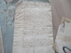Delcampe - Archive Assé De L'Ausmosne 4 Pièces Manuscrites à étudier Mouillures En L'état - Manuskripte