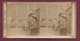 100320B - PHOTO STEREO BERTRAIND Paris - BORDS DU RHIN 1865 BELGIQUE ANVERS Calvaire Béguine - Fotos Estereoscópicas