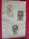 Delcampe - Collection De Caricatures De Journaux Du XXème Découpées Et Collées / Feuilles. Sport Spectacle Politique Personnalité - Humour