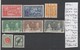 TIMBRE DE NOUVELLE-ZELANDE  NEUF**/*/(*)  OBLITEREES 1879-98-1909-35-36 Nr VOIR SUR PAPIER AVEC TIMBRES  COTE 222.25   € - Unused Stamps