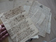 Archive Arles Provence  1654/1734 Famille Trepat 9 Documents Originaux Voir Liste Feuille Verte - Manoscritti