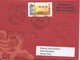 MACAU 2005 LUNAR NEW YEAR OF THE COCK GREETING CARD & POSTAGE PAID COVER 1ST DAY LOCAL USAGE - Ganzsachen