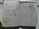 Delcampe - PASSEPORT 1957 : PAPEETE / TAHITI / OCEANIE ( FRANCE ) Timbre Fiscal 3200 Francs + Timbre Quittances 100 Francs - Documents Historiques