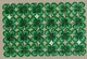 Littauer & Boysen - L & B 3087 - SCRAP -  DECOUPIS  - Gaufré / Embossed - Four-leaves-clover / Trèfle à 4  - 2 Scans - Blumen