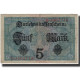 Billet, Allemagne, 5 Mark, KM:56a, TB - 5 Mark