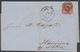 1863. 3 + KDOPA LÜBECK To Hammer Bei Mölln.  4 S KGL POST FRIM. Letter Included. () - JF321265 - Cartas & Documentos