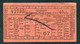 Ticket De Tramway Ancien "Compagnie Des Tramways Strasbourgeois" Strasbourg - Alsace - Europa