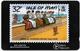 Isle Of Man - GPT - Stamps On Black - Waiting For The Mail Boat - 6IOMC - 1990, 15.000ex, Used - Isle Of Man