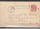 N° 116 Non Oblitérée Au Départ Vers VRACENE (Belgique) - TP Annulé Griffe VRACENE +càd Du 30.03.1901 - Cartes Postales 1871-1909