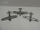 Dinky-Toys : Lot De 3 Petits Avions : 1 Medium Bomber Et 2 Tempest II   Meccano LTD ( Port Gratuit ) - Avions & Hélicoptères