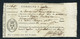 Timbre Fiscal Restauration / Douane - Certificat De Sortie Des Douanes Ou Octroi Ville De Agde 1829 - Hérault - 1800 – 1899