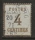 FRANCE:, Obl., ALSACE-LORRAINE, N° YT 3, Signé Calves, TB - Used Stamps