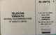 VANUATU  -  Phonecard  -  Telecom Vanuatu -  30 Units - Vanuatu