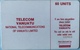 VANUATU  -  Phonecard  -  Telecom Vanuatu -  60 Units - Vanuatu