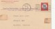 United States Of  America To Morocco. Tangiers. Postal Card With Paid Reply 1957. Side Of The Address. Statue Of Liberty - George Washington