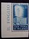 ITALIA Repubblica -1951- "Fiera Milano" £. 55 Filigrana Lettere 10/10 Varieta' MNH** (descrizione) - Variétés Et Curiosités