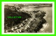 BAIE COMEAU, QUÉBEC - VUE AÉRIENNE DE LA RUE CHAMPLAIN - CIRCULÉE EN 1965 - REAL PHOTOGRAPH - - Other & Unclassified