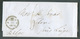 LAC De LONDON 4/1 1854 Vers Glons + (verso) Dc ANGLETERRE PAR OSTENDE - 15264 - Doorgangstempels