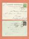 13 Marseille   Lot 2 Cpa Cachet 1900 Et 1899 - 1877-1920: Semi Modern Period