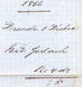 1866 DRESDEN Champagner Bestellung Bf M.Taxkorrektur Transit N.Reims - Prefilatelia