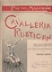 Spartito CAVALLERIA RUSTICANA P. MASCAGNI - Transcription Violino SONZOGNO - Opera