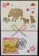 Year Of The Pig Maximum Card MC Hong Kong 2019 12 Chinese Zodiac Stamp From Special Stamp Sheetlet Type N - Maximumkaarten