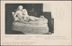 Grèce 1915. Carte Postale, Entier Officiel Surchargé. Péri Allaitant Son Enfant, John Milton, Sculpture, Cygne - Zwanen