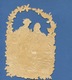 Superbe  Chromo Decoupis  Couple Enfants Chasse Poupée Fusil Guirlande Fleurs Bel état 12,5 Cm X 18 Cm - Enfants