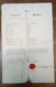 Vintage Passport From Austro-Hungary 1853 - German-Hungary Form With Description Of Person - Documents Historiques