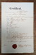 Vintage Passport From Austro-Hungary 1853 - German-Hungary Form With Description Of Person - Documents Historiques
