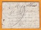 1813 - Marque Postale 87 GENES Sur Lettre Pliée Avec Corresp En Français De 3 P Et Illustration Vers Lunas, Hérault - 1792-1815: Départements Conquis