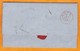 Delcampe - 1853 - QV - Lettre Pliée Avec Corresp Amicale De 3 Pages En Italien De Londres Vers Rome, Italie - Via Calais,  France - Postmark Collection