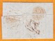 Delcampe - 1842 - QV - Lettre Pliée Avec Correspondance En Italien De Manchester Vers Trieste, Autriche / Italie Via Calais, France - Postmark Collection