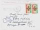 PARIS Lettre Dest Moscou URSS Russie Retour Envoyeur INCONNU 40c Croix De Guerre Yv 1452 Ob 31 1 1966 Verso MOCKBA - Covers & Documents