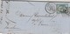 Yvert 22 Lettre Entête Lamothe Signée Lacaze PAU Basses Pyrénées 15/1/1867 GC 2795 à Lanne Par Aramits - 1849-1876: Periodo Classico