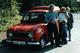 Photo Couleur Originale Renault 4 L Fourgonnette Rouge Allemande Vers 1980 - Automobili