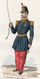 Gravure Couleur. Militaria. Capitaine De Grenadiers En Tenue De Service. 1855 - Uniformes