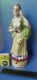 Old Art Decor Pottery Victorian Porcelain Woman Girl Figurine 9" Marked IMPORT - Sonstige & Ohne Zuordnung